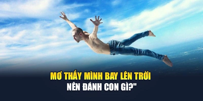 Mơ thấy mình bay lên trời nên đánh con gì